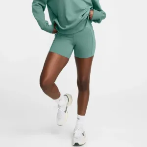 🎁 Nike Women's  Universa Medium-Support High-Waisted 5&quot; Biker Shorts