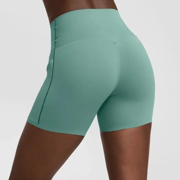 🎁 Nike Women's  Universa Medium-Support High-Waisted 5&quot; Biker Shorts