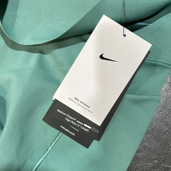 🎁 Nike Women's  Universa Medium-Support High-Waisted 5&quot; Biker Shorts
