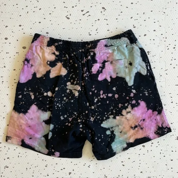 💘 TALENTLESS - TIE-DYE SHORTS BLACK PINK GREEN ORANGE