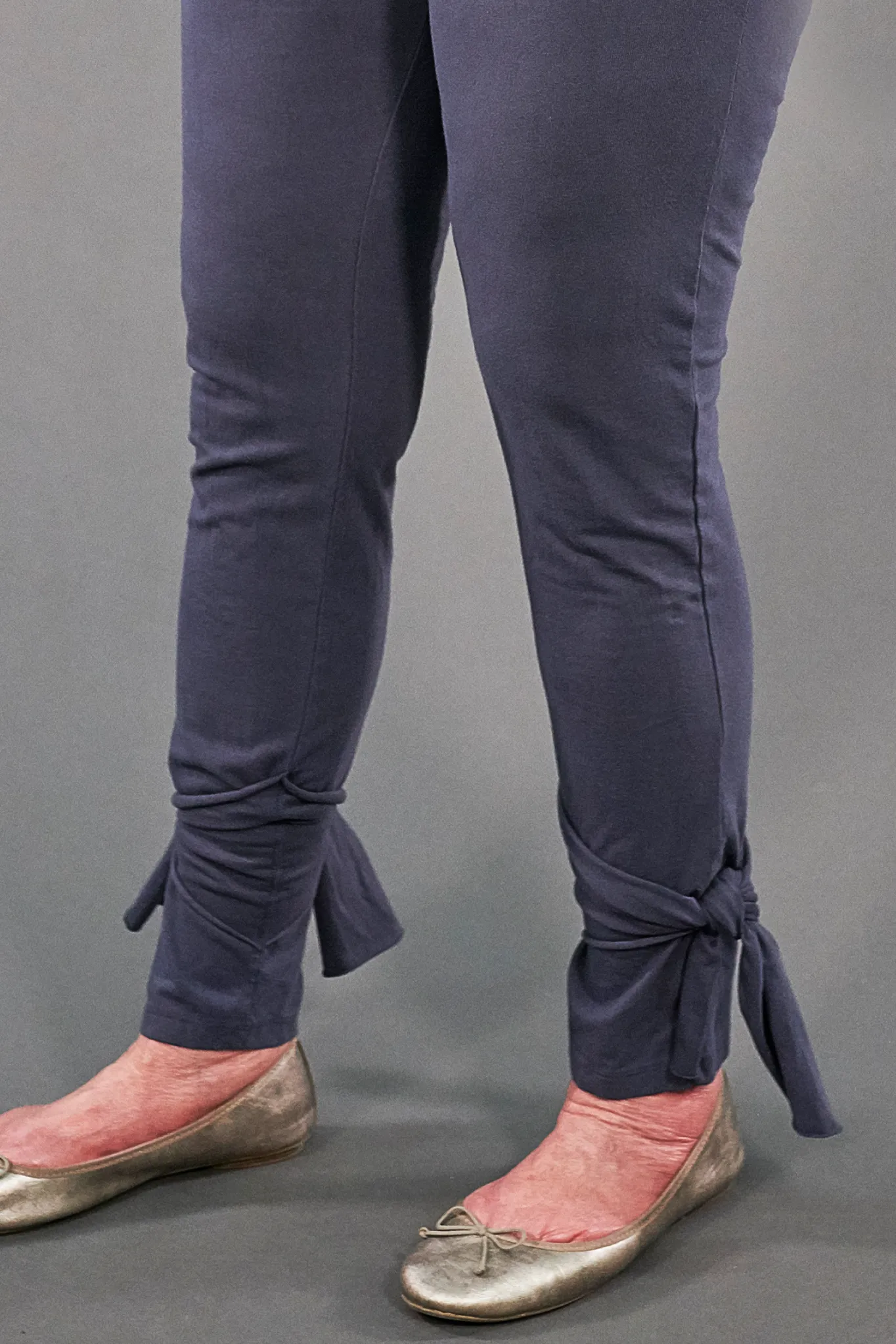 3185 Hand Printed Side Wrap Legging Shadow-U