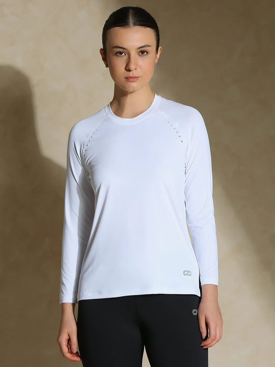 Aero TraqDry Long Sleeve Tee White
