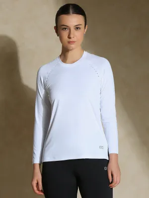 Aero TraqDry Long Sleeve Tee White