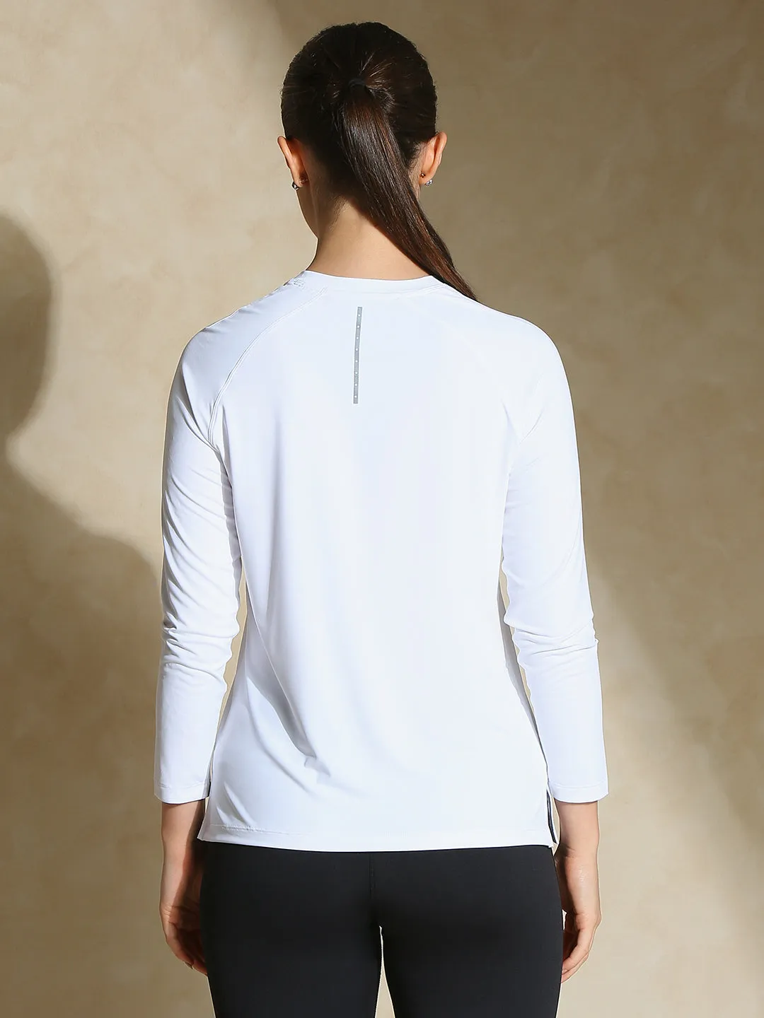 Aero TraqDry Long Sleeve Tee White