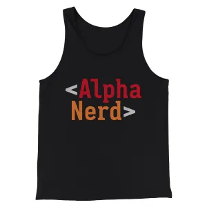 Alpha Nerd Men/Unisex Tank Top
