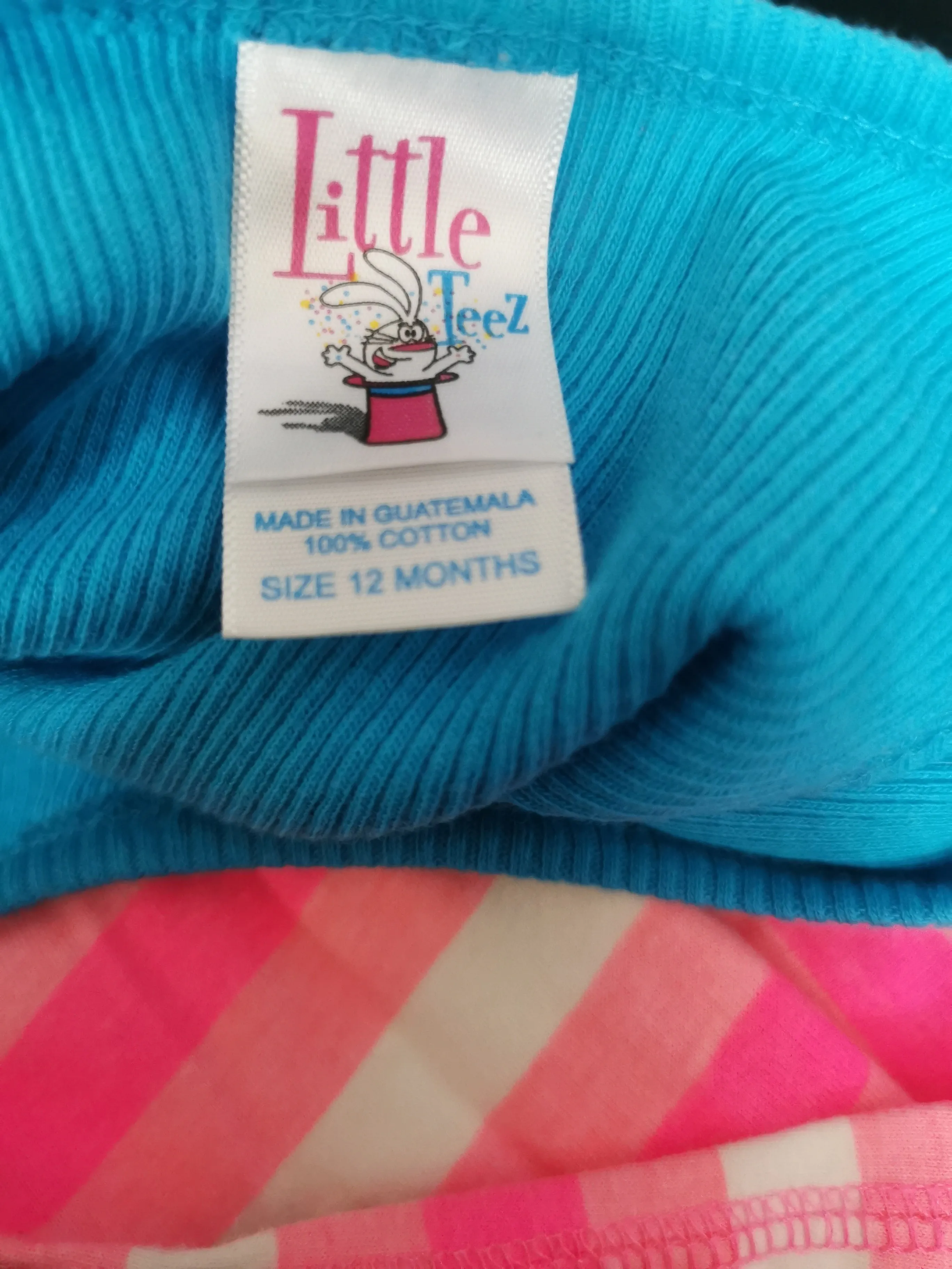 BABY GIRL SIZE 12 MONTHS - OSHKOSH / LITTLE TEEZ, 2 PACK Cotton Tank Tops NWT / NWOT B47