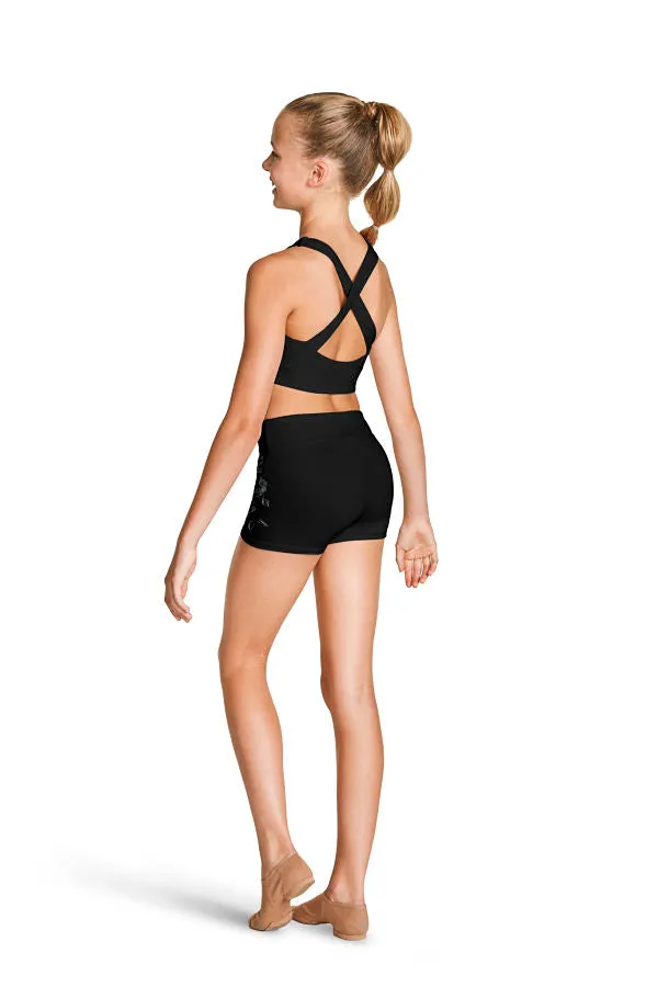 Bloch FR5215C Shimmer Print High Waist Short