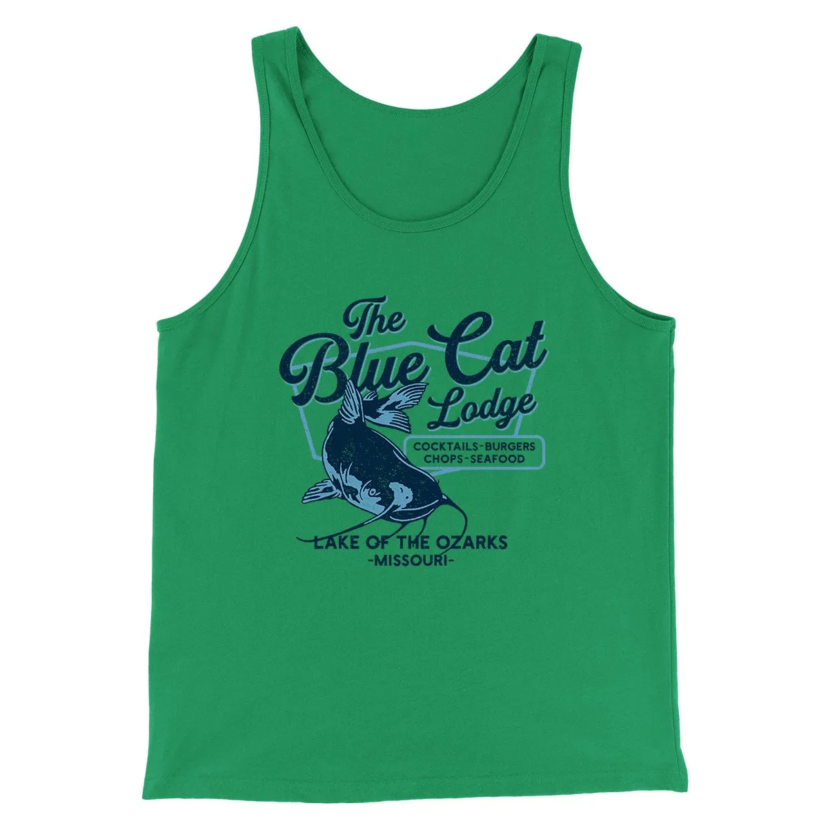 Blue Cat Lodge Funny Movie Men/Unisex Tank Top