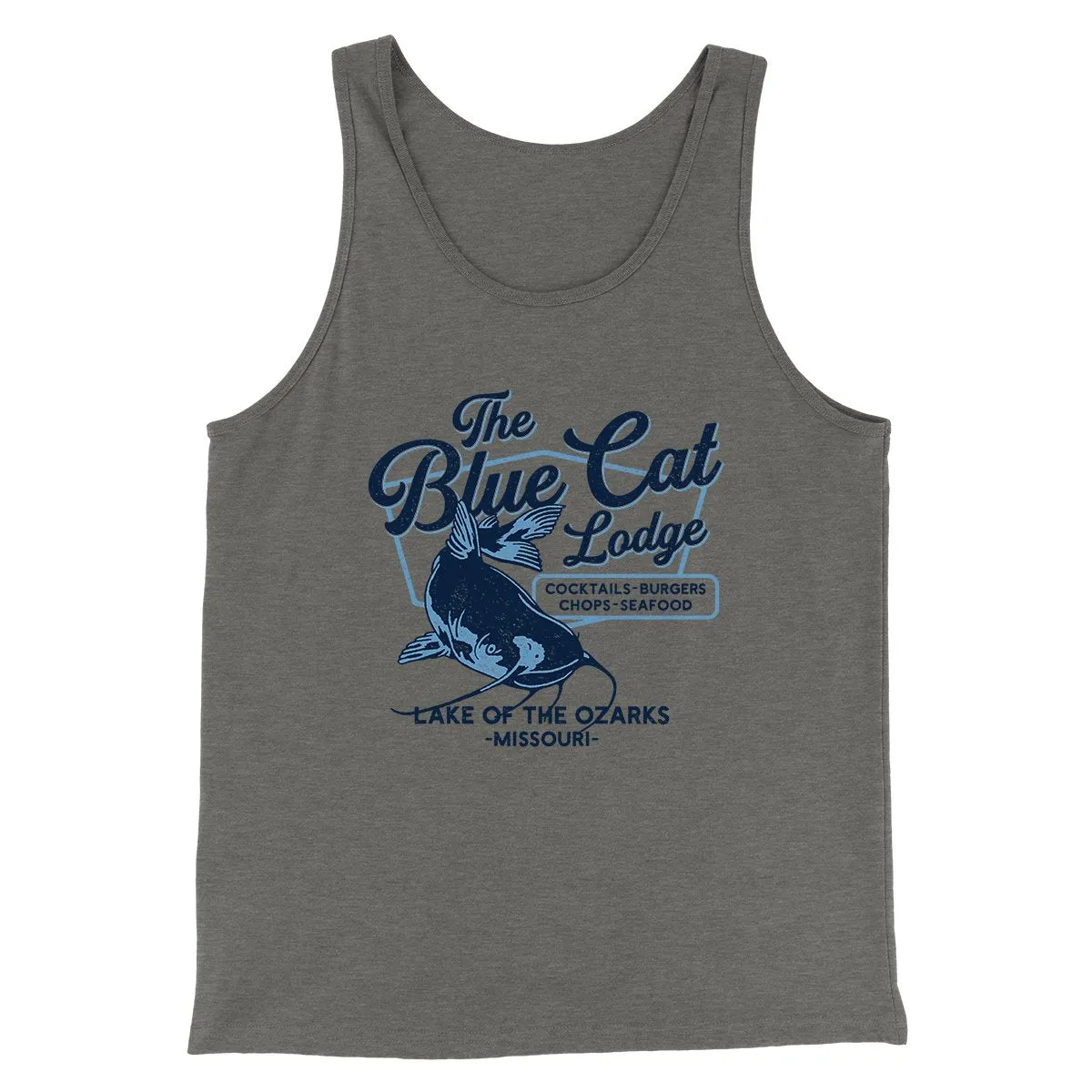 Blue Cat Lodge Funny Movie Men/Unisex Tank Top