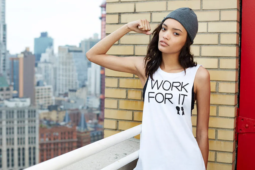 BOY MEETS GIRL® Work For It Drop Armhole Tank Top