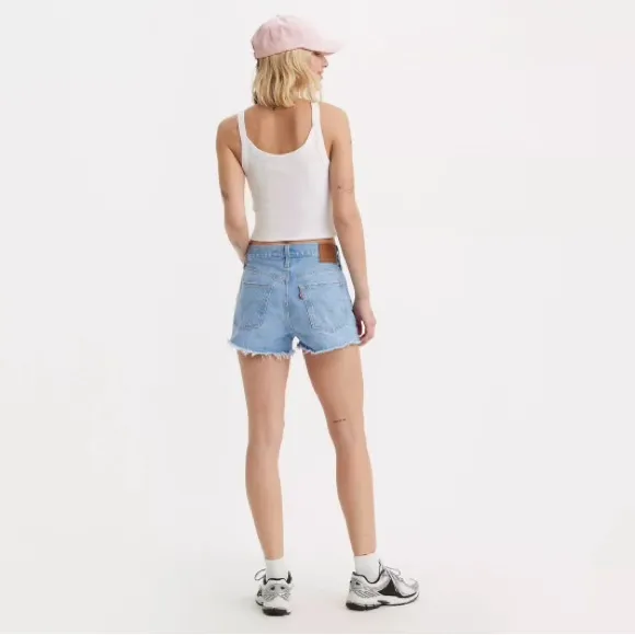 Brand new Levi women’s jean shorts 501 high rise size 28