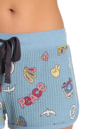 Brand new PJ Salvage women's Peace & Love Shorts, Sz M! Retails $46 