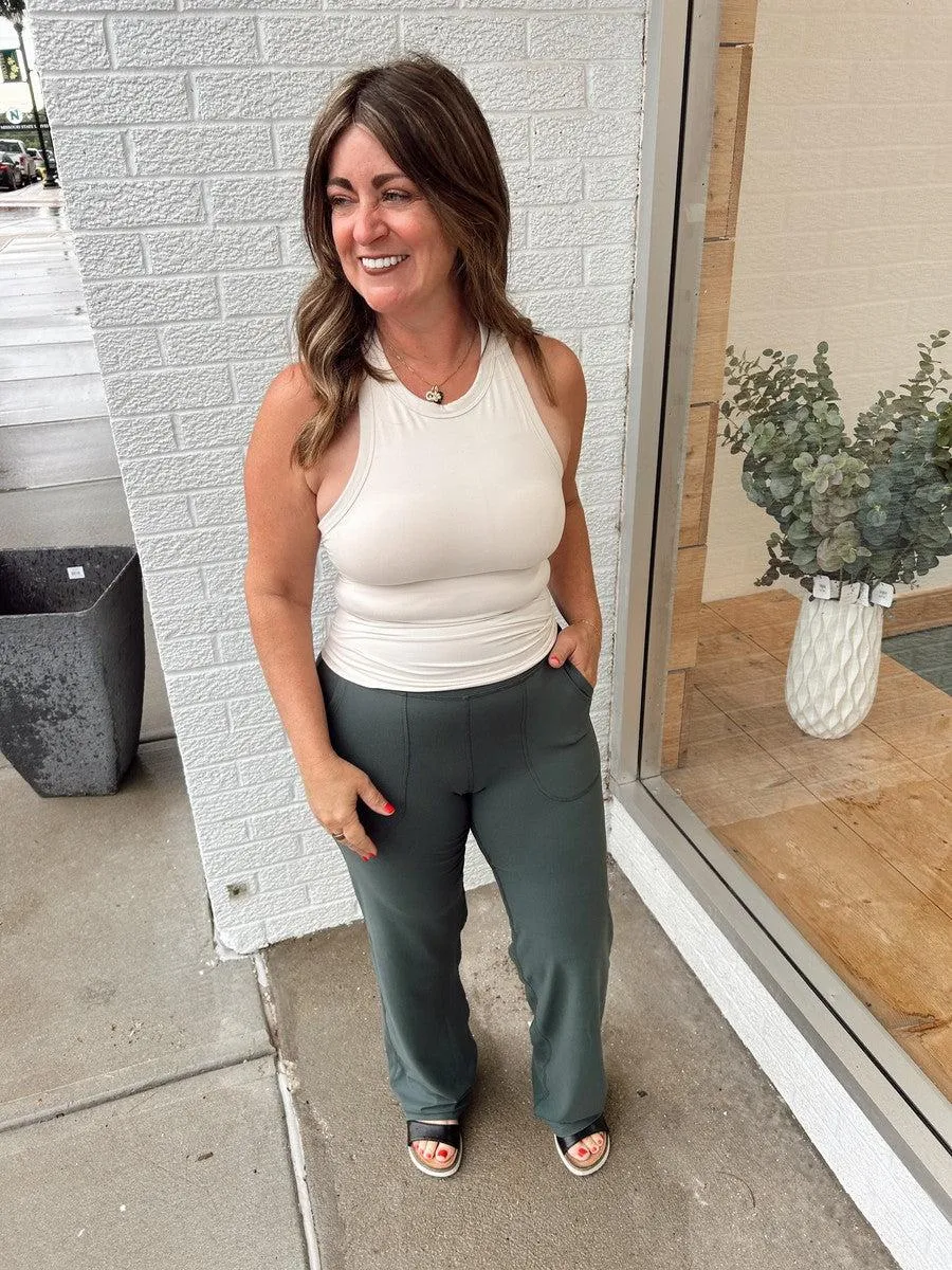 Butter Me Up Sports Tank in Pearl