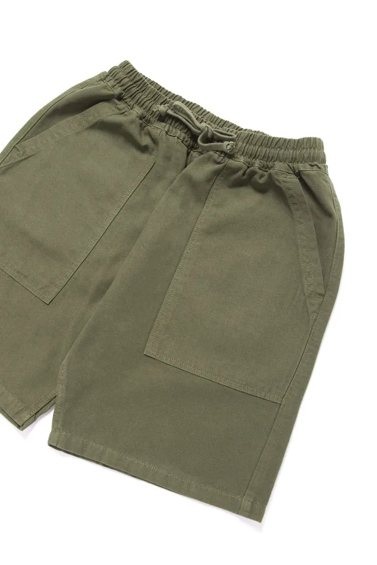 Canvas Chef Short | Olive