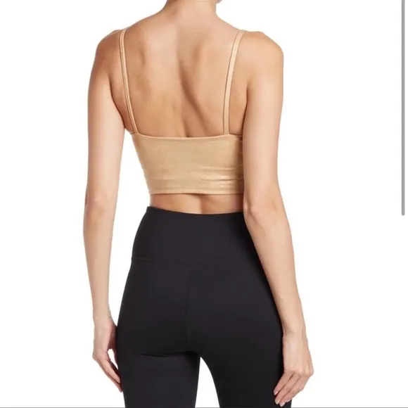 CARBON38 Metallic Snake Cami Tank sports Bra Size Large