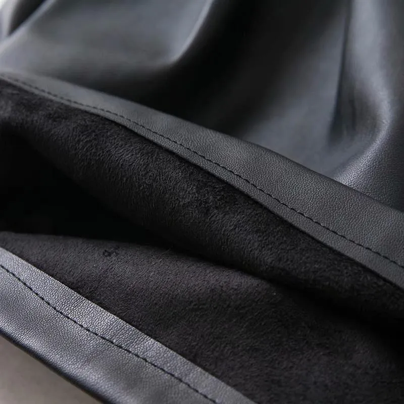 Cassie's Leather Belted Shorts