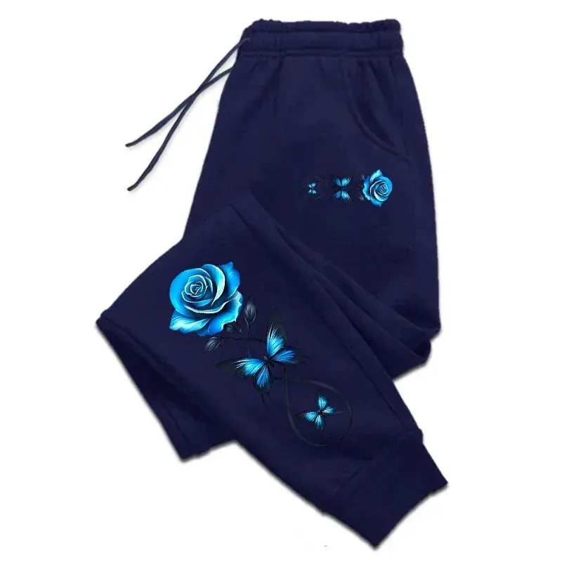 Casual High Quality Outdoors Women's Pants Sweatpants Elastic Band Woman Trousers Jogging Drawstring Sports Hot Sales Clothing