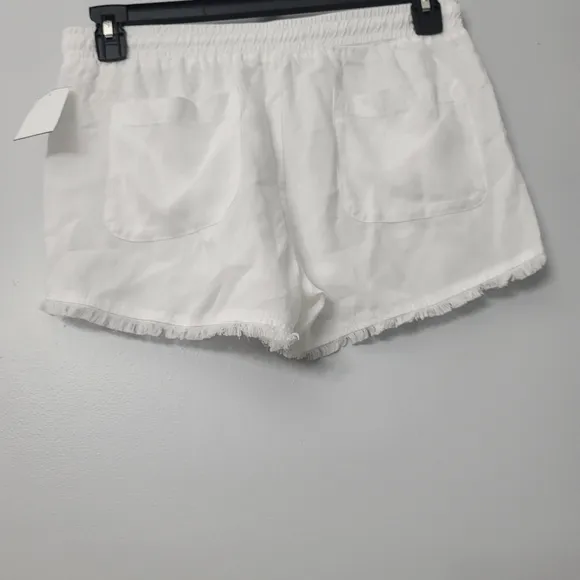 Cloth &amp; Stone Frayed Hem Drawstring Waist Coordinating Shorts