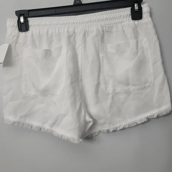 Cloth &amp; Stone Frayed Hem Drawstring Waist Coordinating Shorts