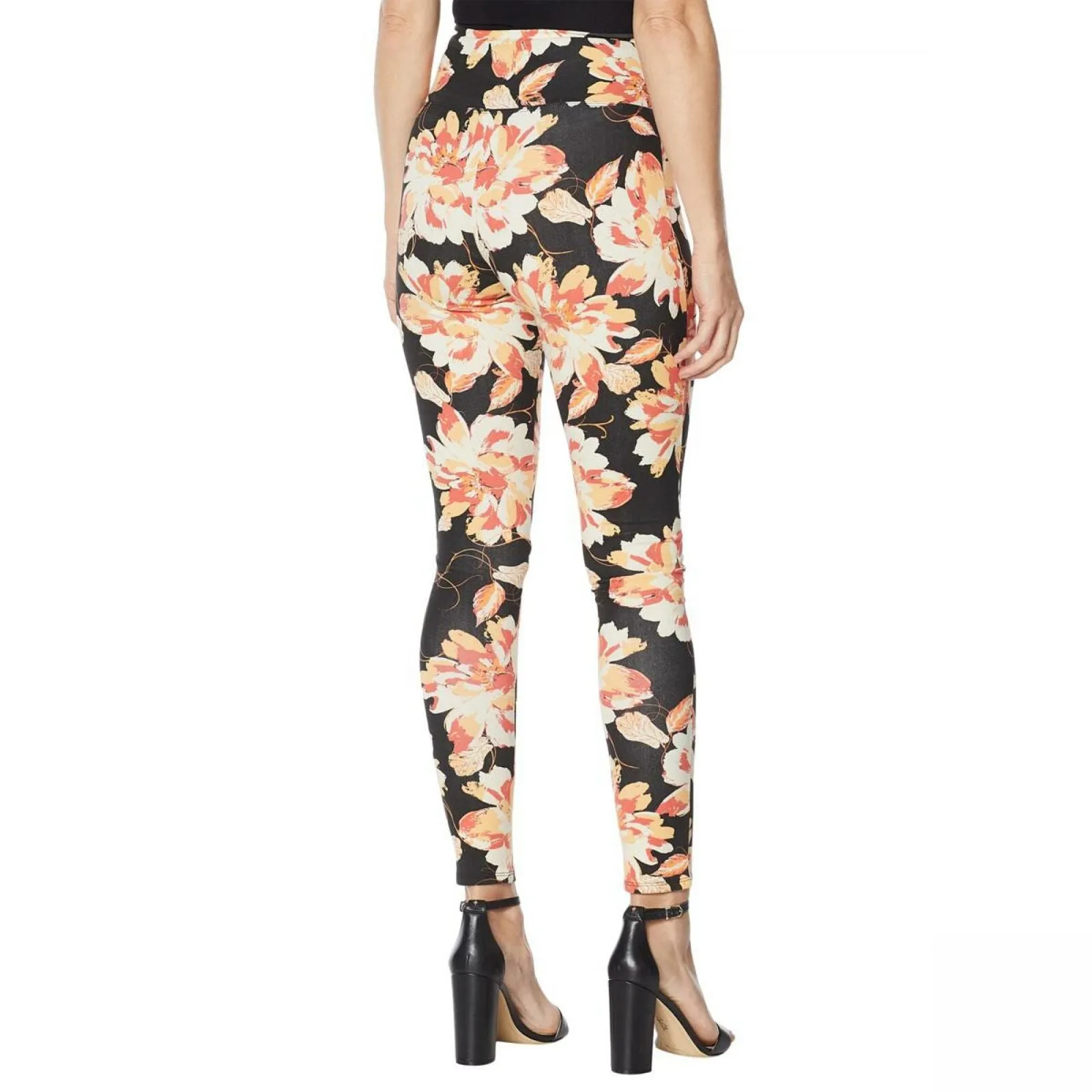 DG2 by Diane Gilman DG Downtime Slim Sleek Solution Leggings Black Small Tall