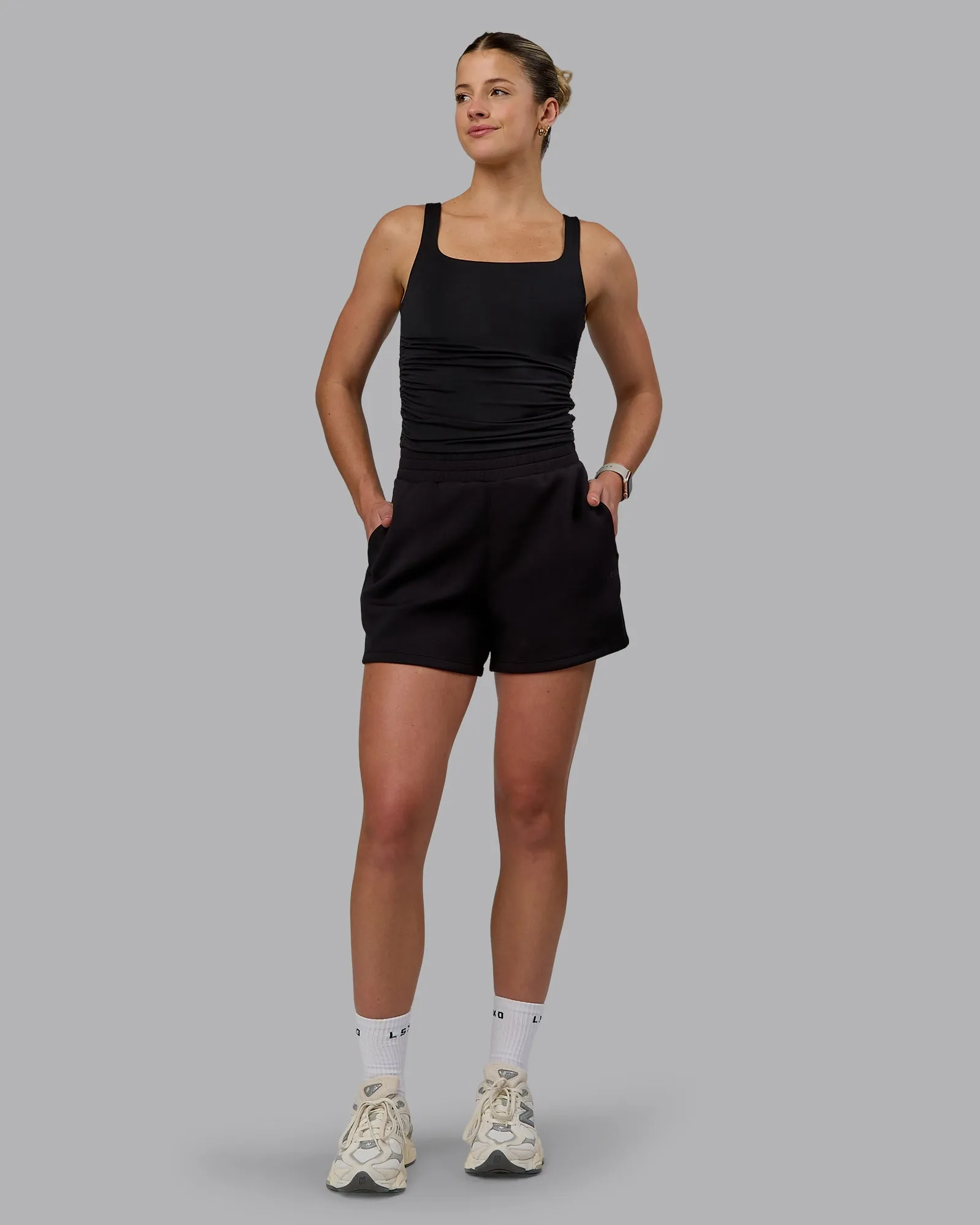 Elevate SoftTouch 4" Short - Black-Black