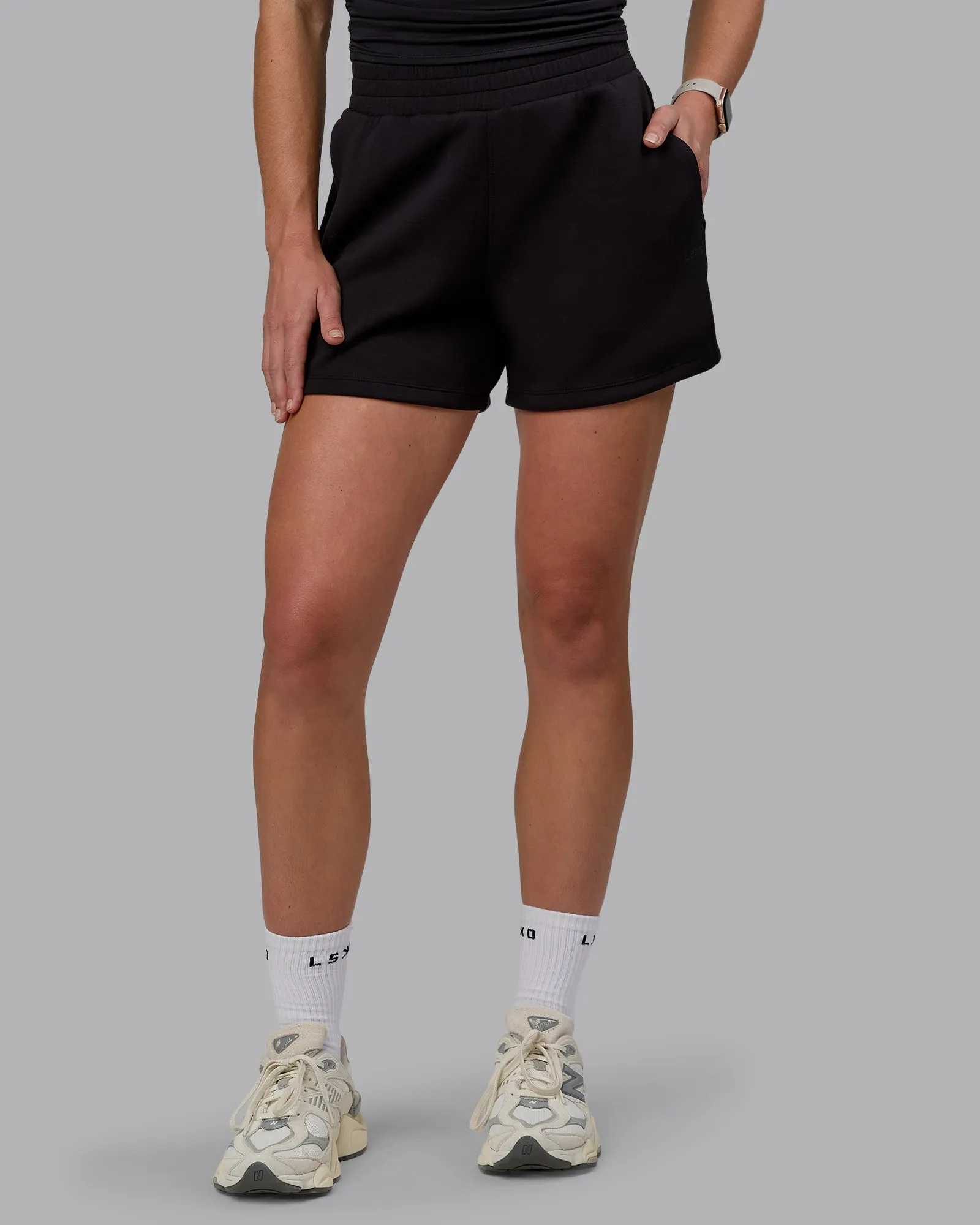 Elevate SoftTouch 4" Short - Black-Black