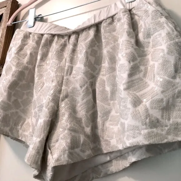 Ella Moss Draw String Modal Sequin Shorts