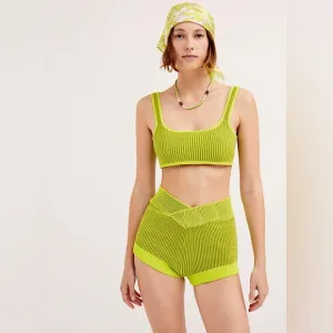 fl&amp;l gemma knit short🍋‍🟩