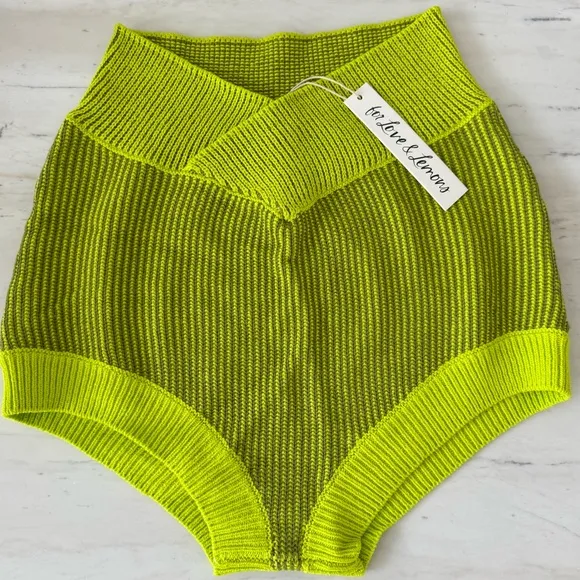 fl&amp;l gemma knit short🍋‍🟩