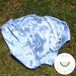 Forest Tie Dye Sweatshirt & Sweatpants