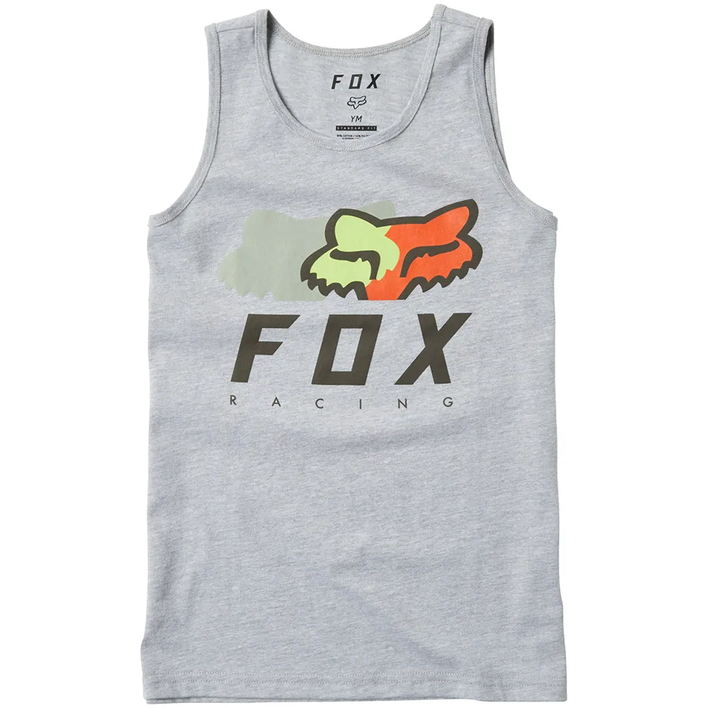 Fox Youth Chromatic Tank - Light Heather Grey Ym