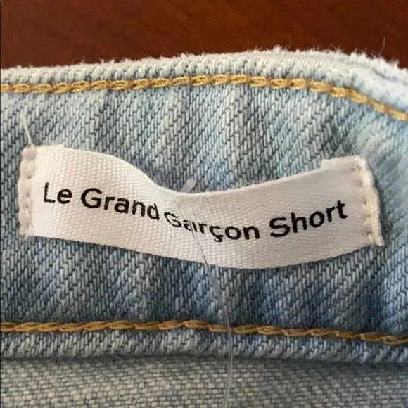 FRAME Le Grand Garçon Shorts Hurrah