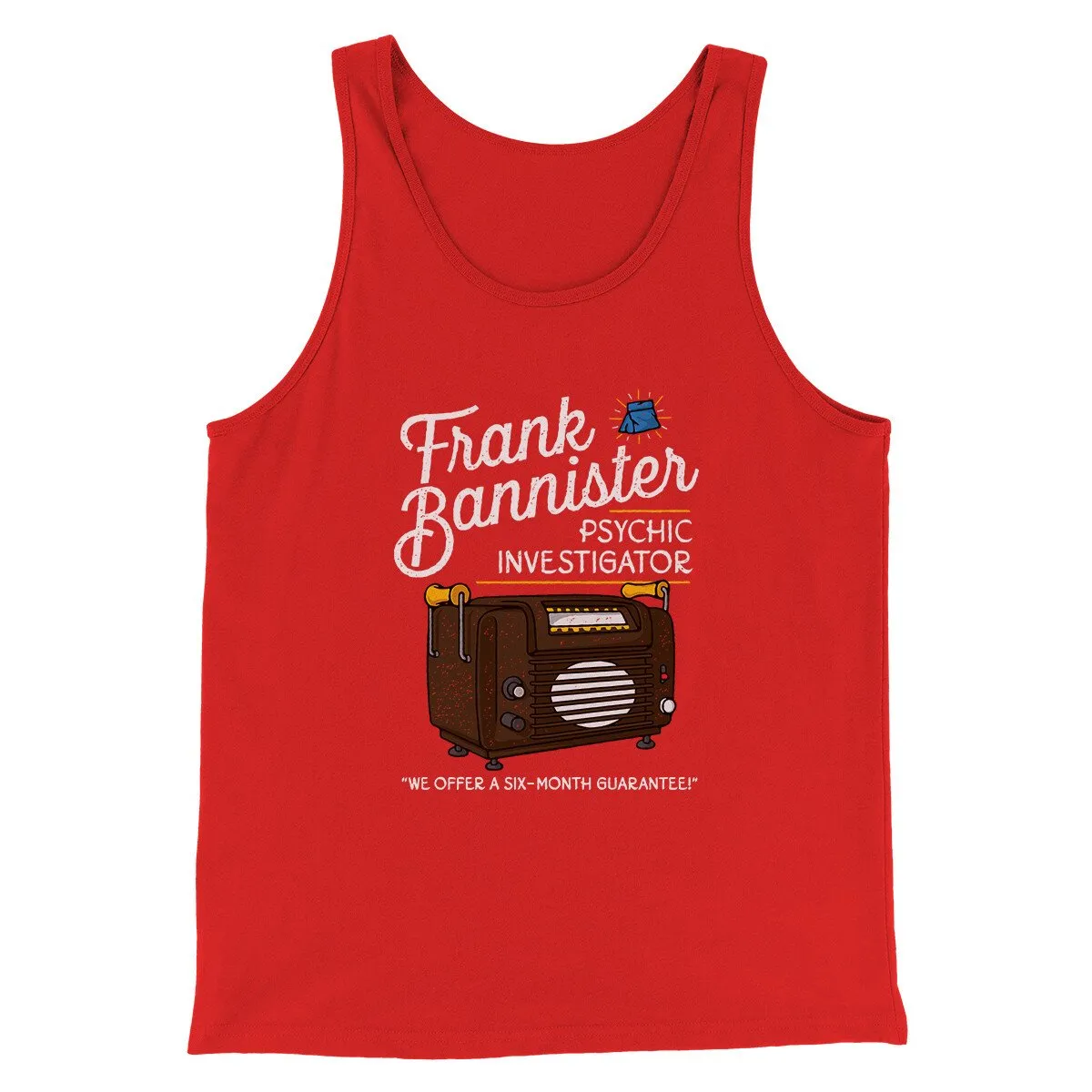 Frank Bannister Psychic Investigator Funny Movie Men/Unisex Tank Top