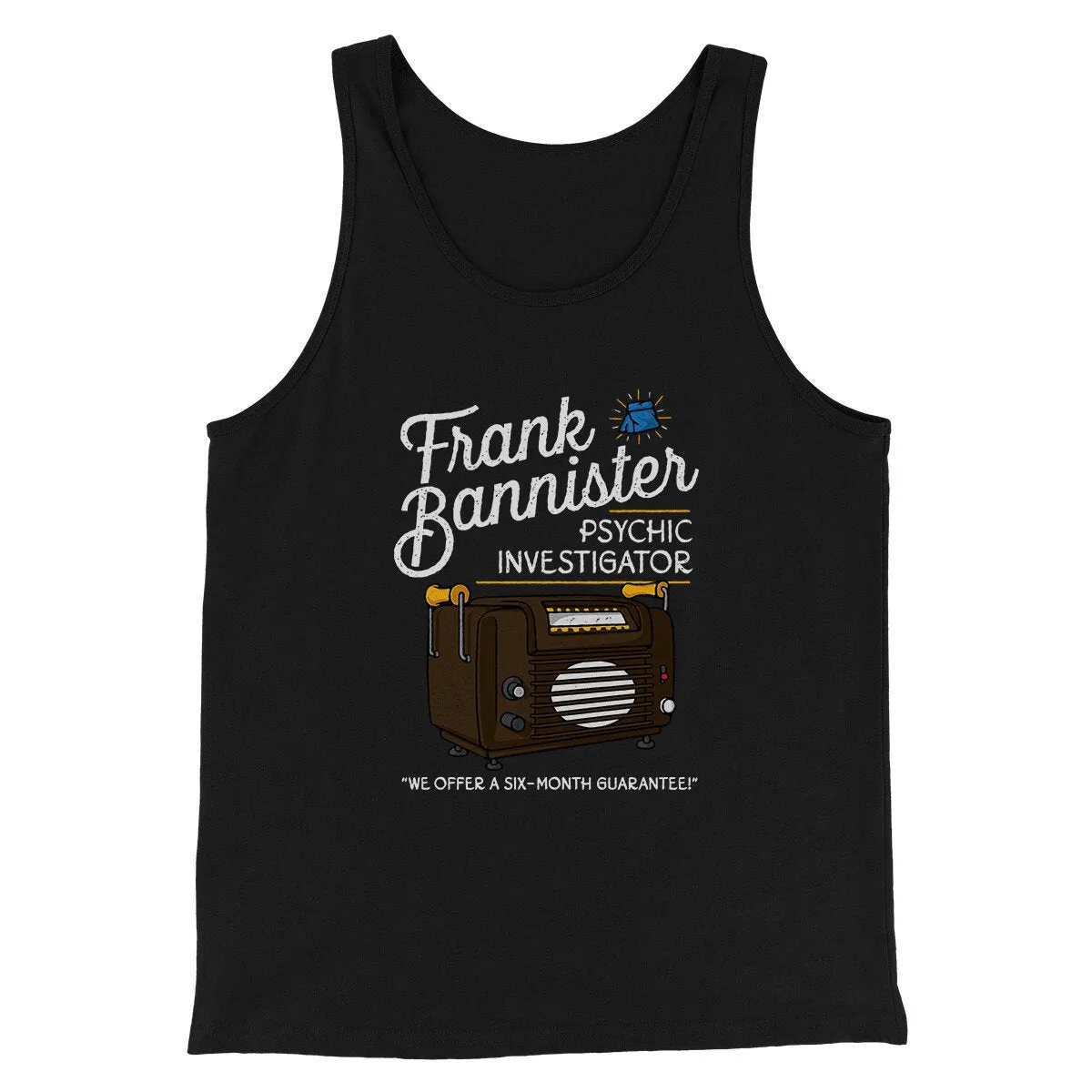 Frank Bannister Psychic Investigator Funny Movie Men/Unisex Tank Top