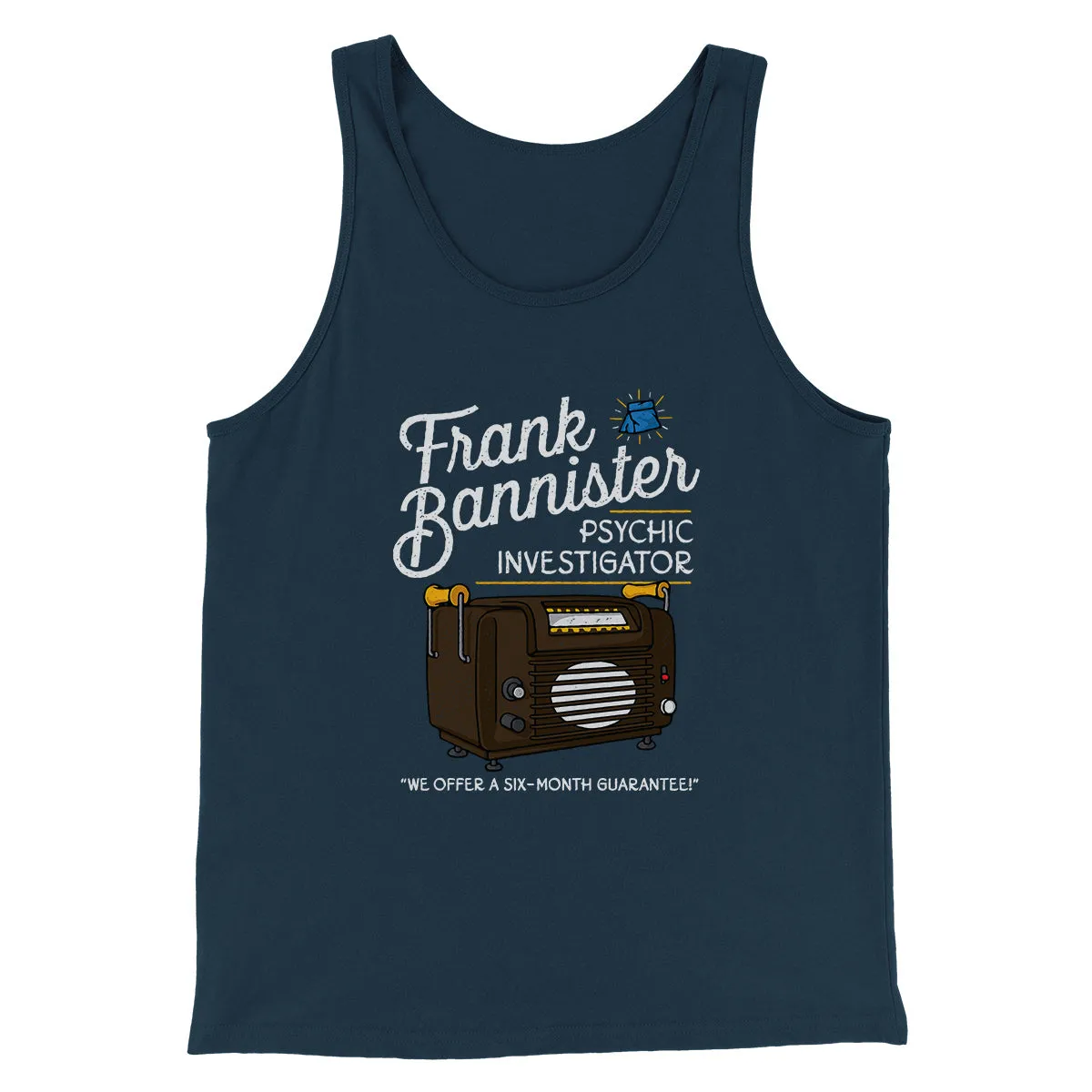 Frank Bannister Psychic Investigator Funny Movie Men/Unisex Tank Top
