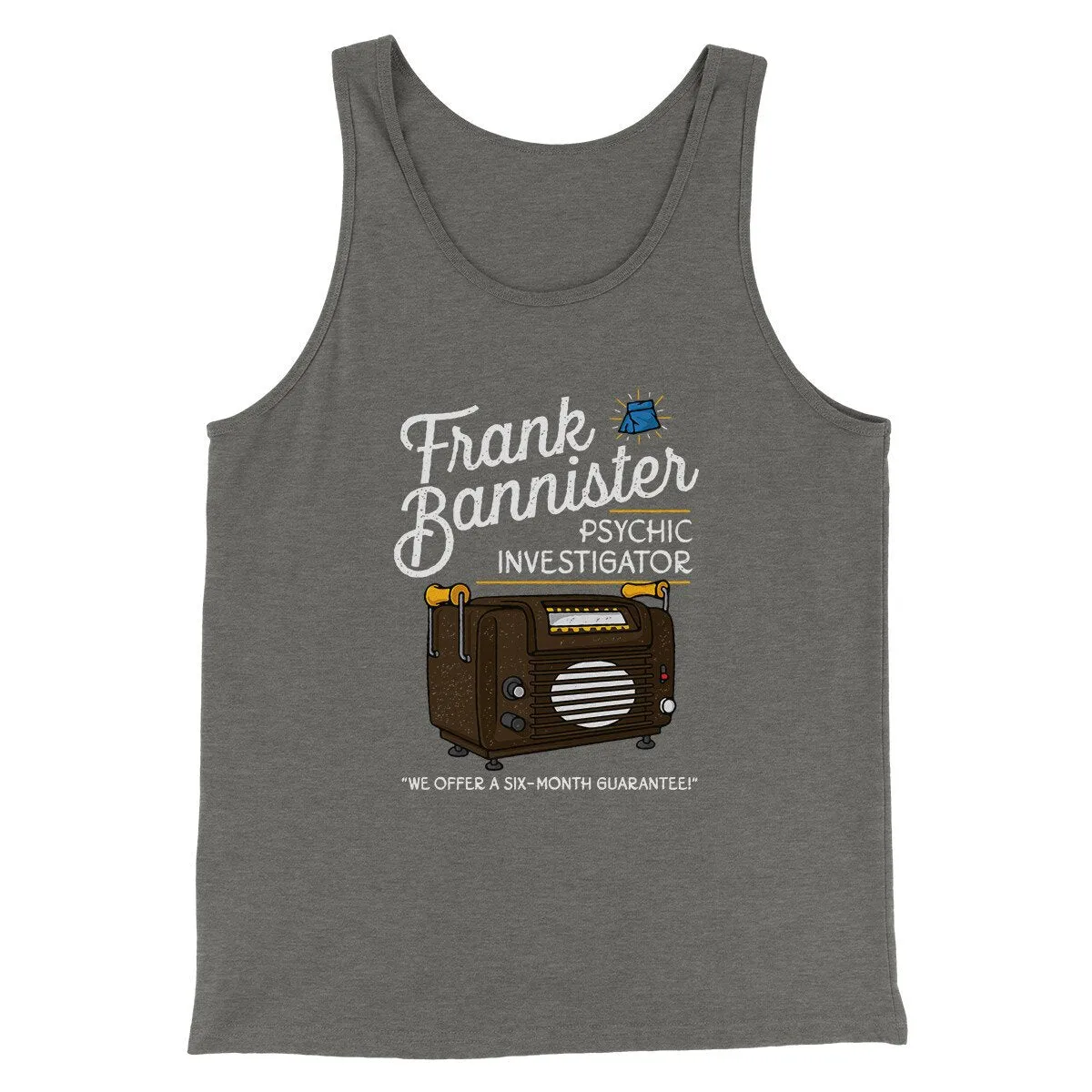 Frank Bannister Psychic Investigator Funny Movie Men/Unisex Tank Top