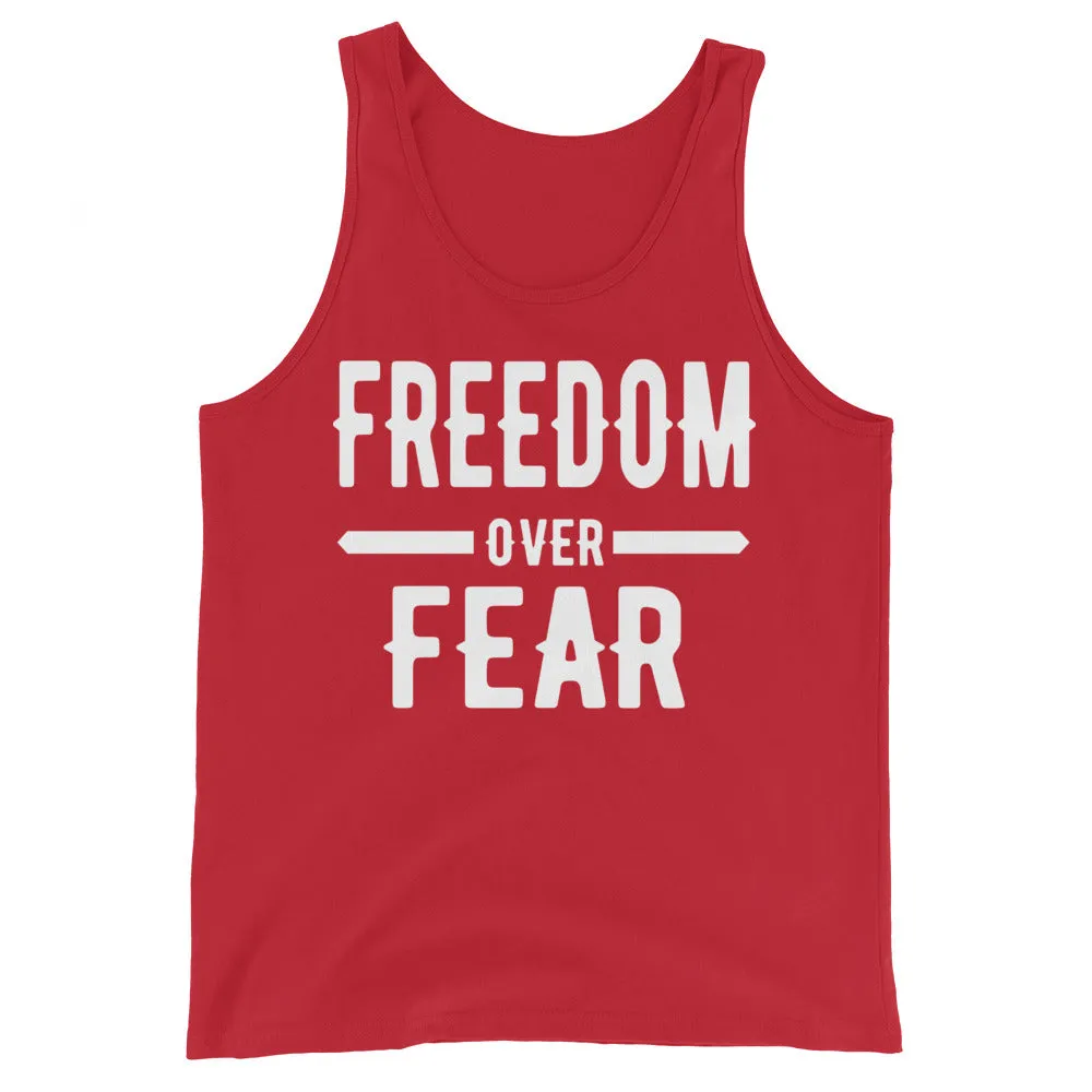 Freedom over Fear Unisex Tank Top