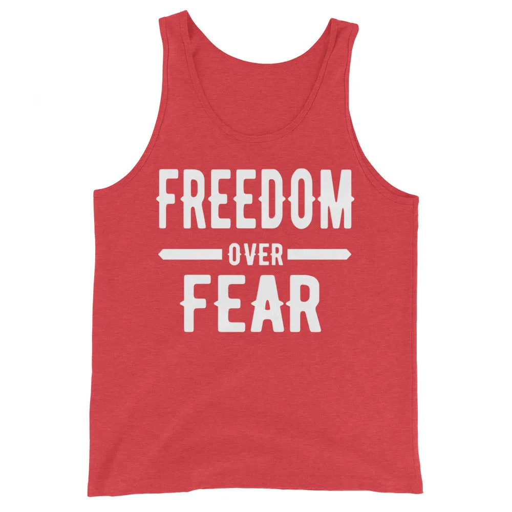 Freedom over Fear Unisex Tank Top