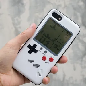 Game Boy styled Phone Cases for iPhone 6-Xs with Vintage Games