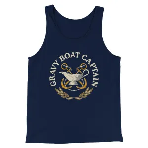 Gravy Boat Captain Funny Thanksgiving Men/Unisex Tank Top