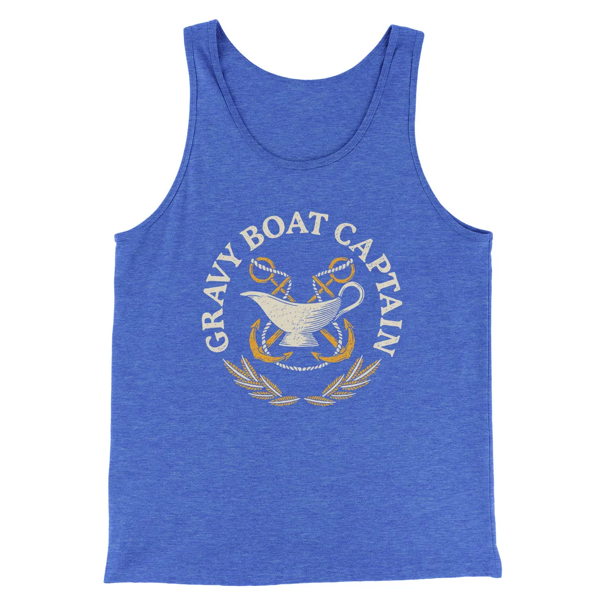 Gravy Boat Captain Funny Thanksgiving Men/Unisex Tank Top