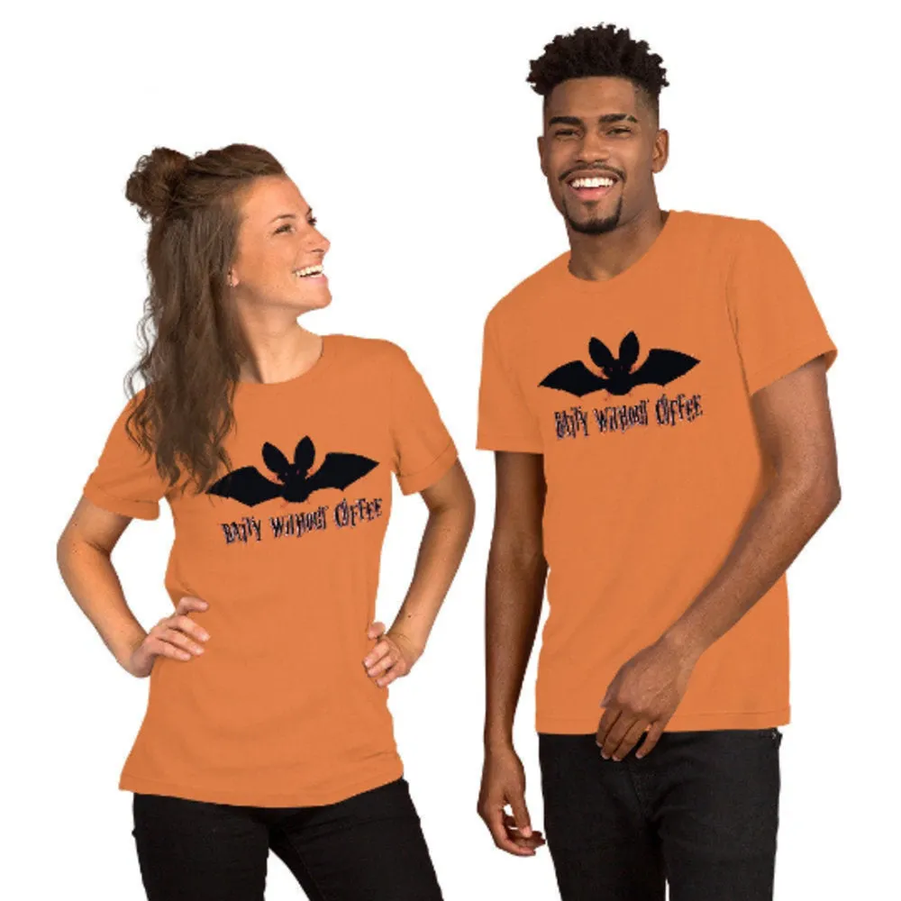 Halloween T-Shirt - Batty Without Coffee