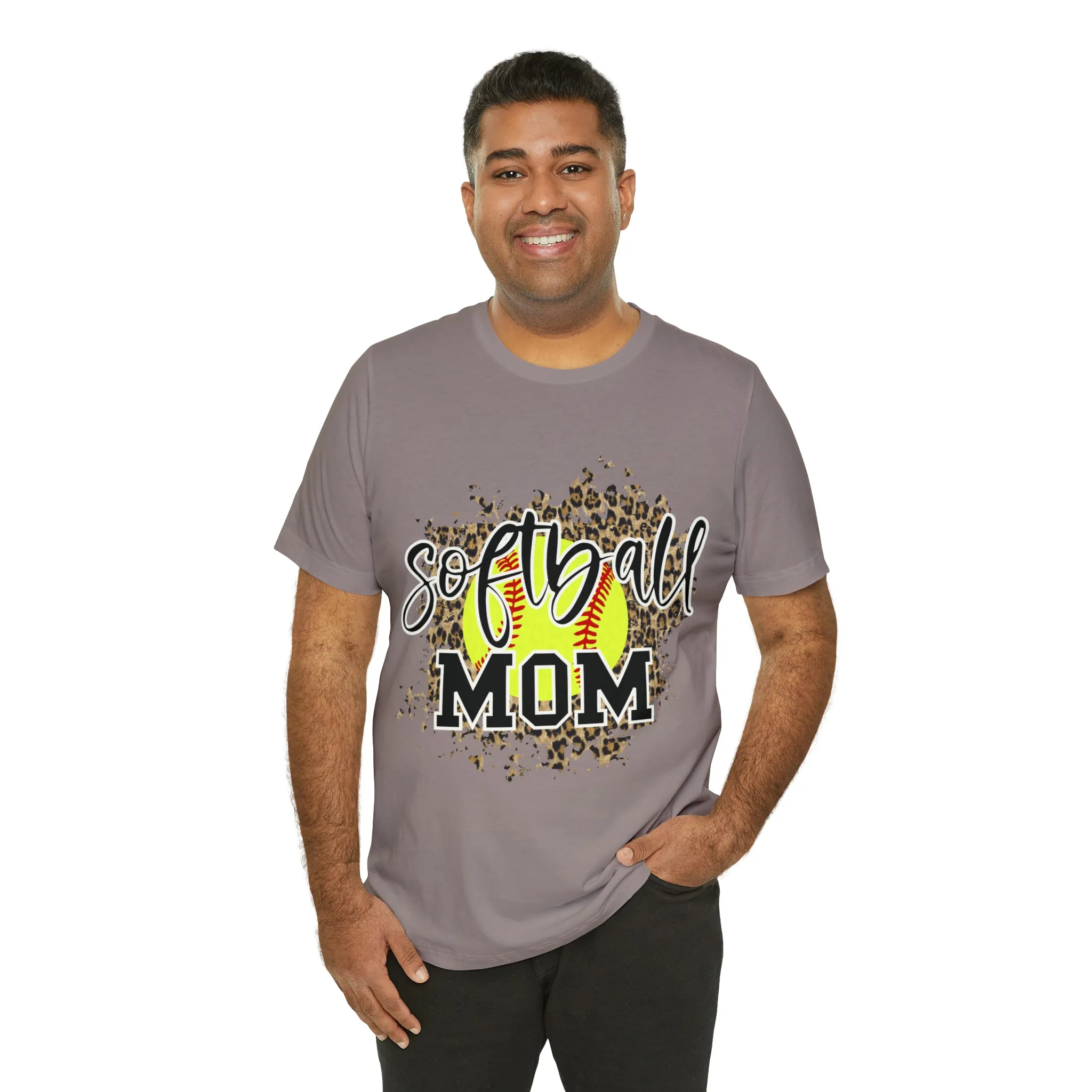 Hazel Blues® |  Softball Mom Leopard Graphic Tee