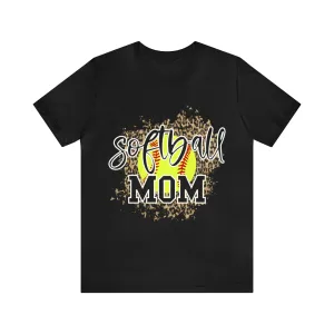 Hazel Blues® |  Softball Mom Leopard Graphic Tee