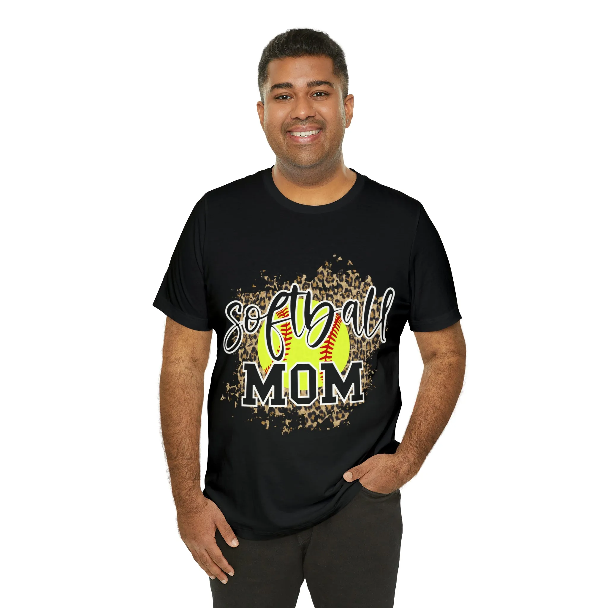 Hazel Blues® |  Softball Mom Leopard Graphic Tee