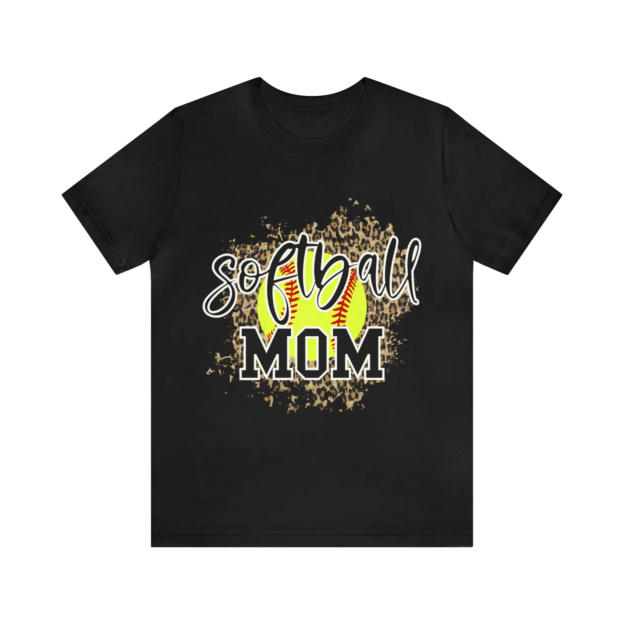 Hazel Blues® |  Softball Mom Leopard Graphic Tee