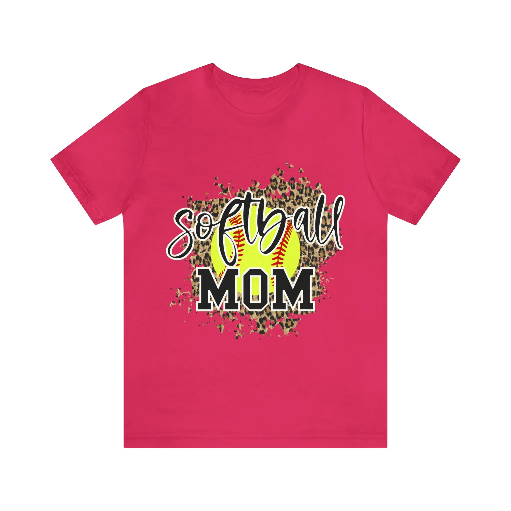 Hazel Blues® |  Softball Mom Leopard Graphic Tee