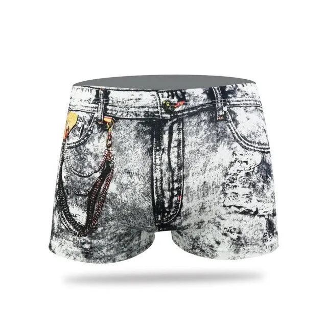 Hot Men High Quality Panties Fashion Sexy Men's Boxers Shorts Trunks Brand Mr Cotton Underwear Male Casual 3d Print Underpants