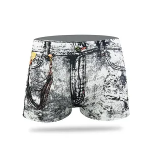 Hot Men High Quality Panties Fashion Sexy Men's Boxers Shorts Trunks Brand Mr Cotton Underwear Male Casual 3d Print Underpants