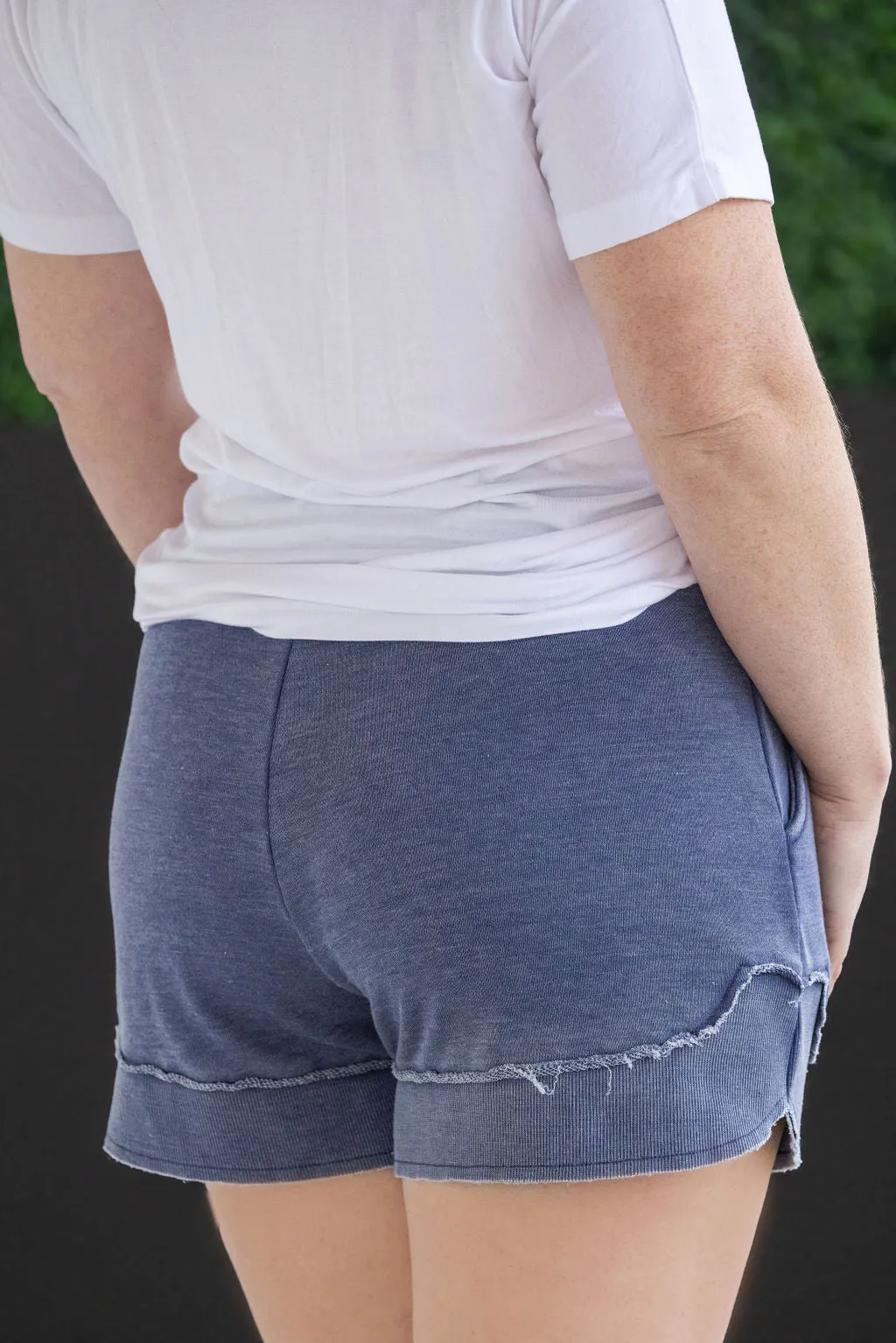 IN PRODUCTION French Terry Stevie Shorts - Nautical Navy